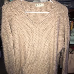 Frankie Phoenix Dusty Pink Fuzzy Sweater